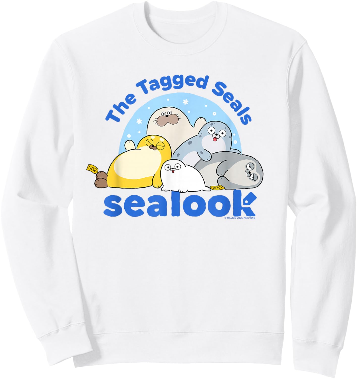Sealook The Tagged Seals Sweatshirt - Sweatshirt | White
