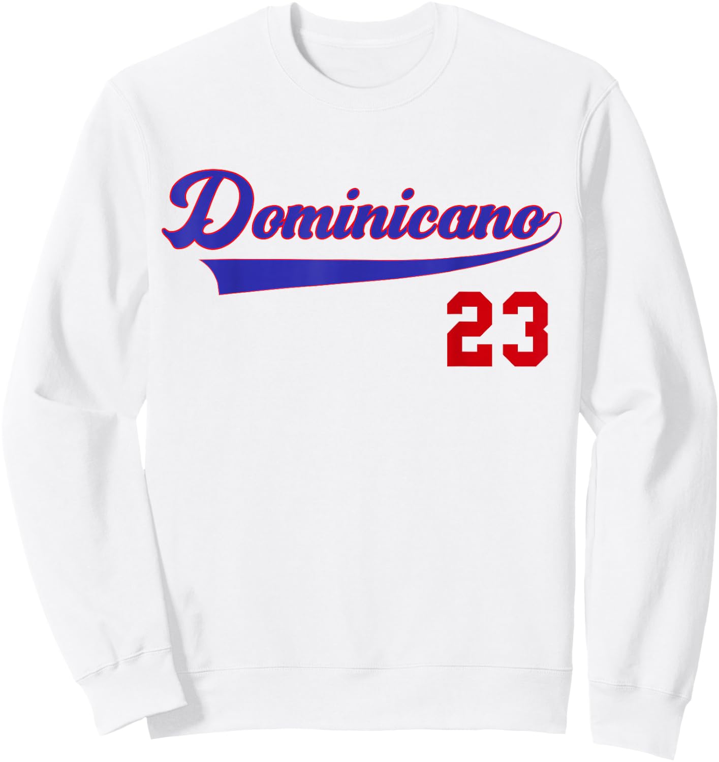 Dominicano Flag RD Dominikanische Republik Baseball Trikot Sweatshirt - Sweatshirt | White