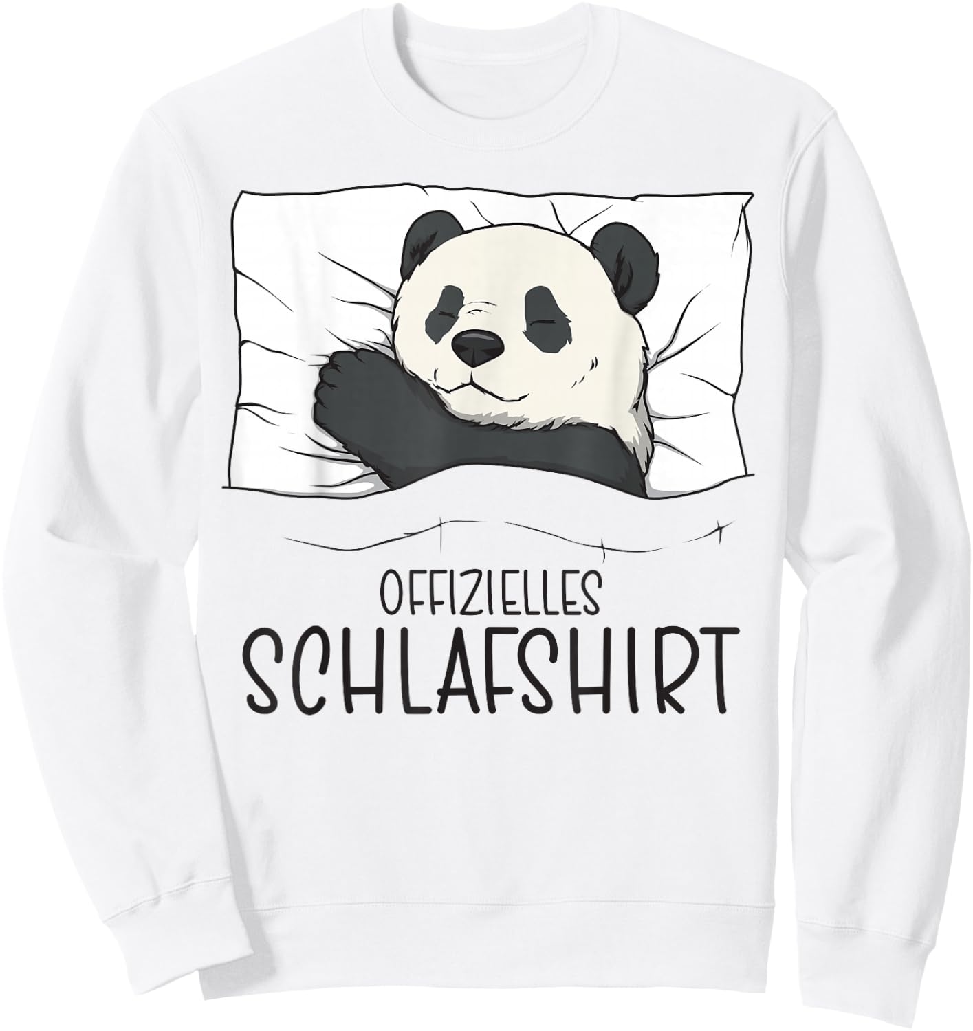 Official Sleepshirt Panda Pyjamas & Nightdress Panda , White Sweatshirt - Sweatshirt | White