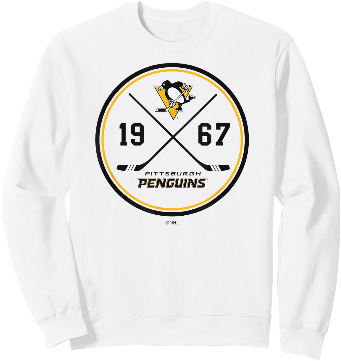Pittsburgh Penguins Prize Gray Officially Licensed Sweatshirt - Sweatshirt | White