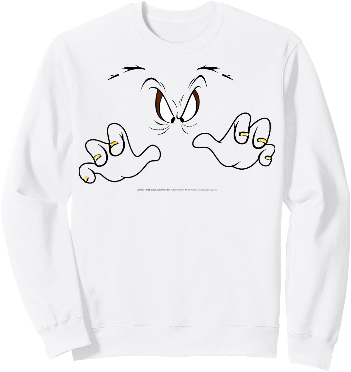 Looney Tunes Gossamer Big Face Sweatshirt - Sweatshirt | White