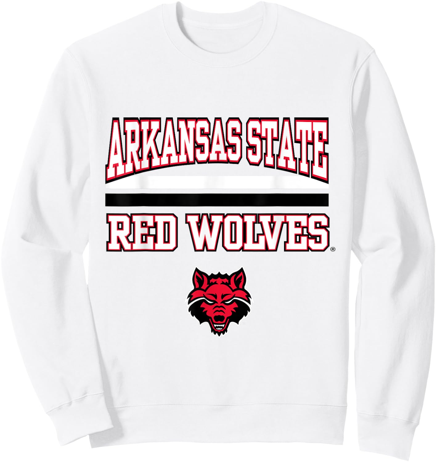 Arkansas State Wolves |NCAA University Merch | VNPARKST301 Sweatshirt - Sweatshirt | White