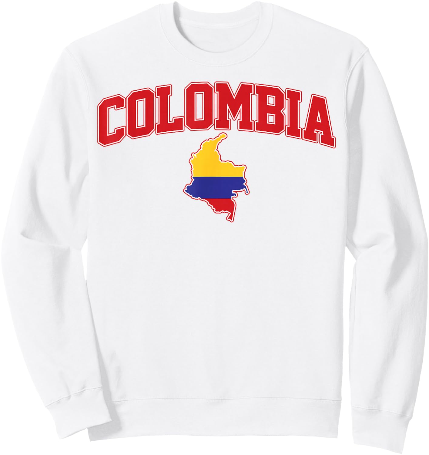 Colombia Country Colombian Flag Women Kids Sweatshirt - Sweatshirt | White