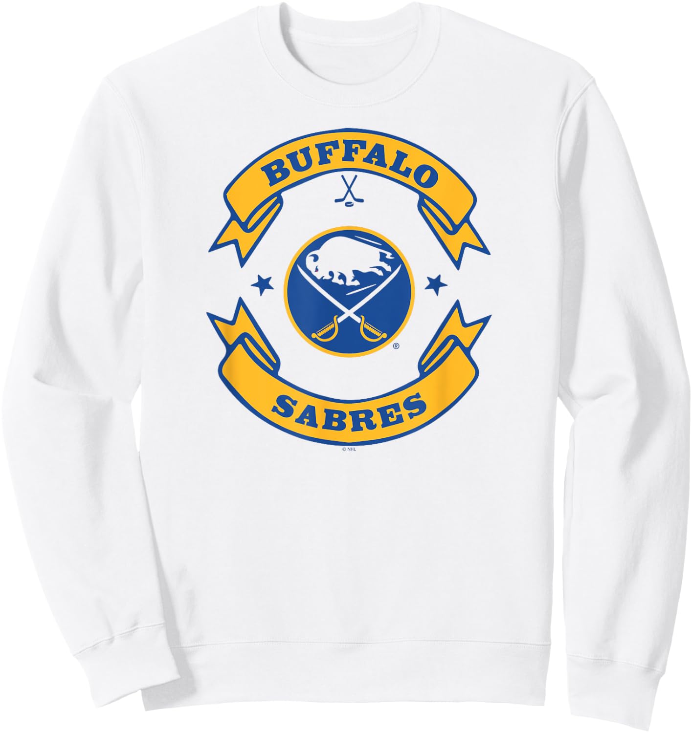 Buffalo Sabres Blaze White Officially Licensed Sweatshirt - Sweatshirt | White
