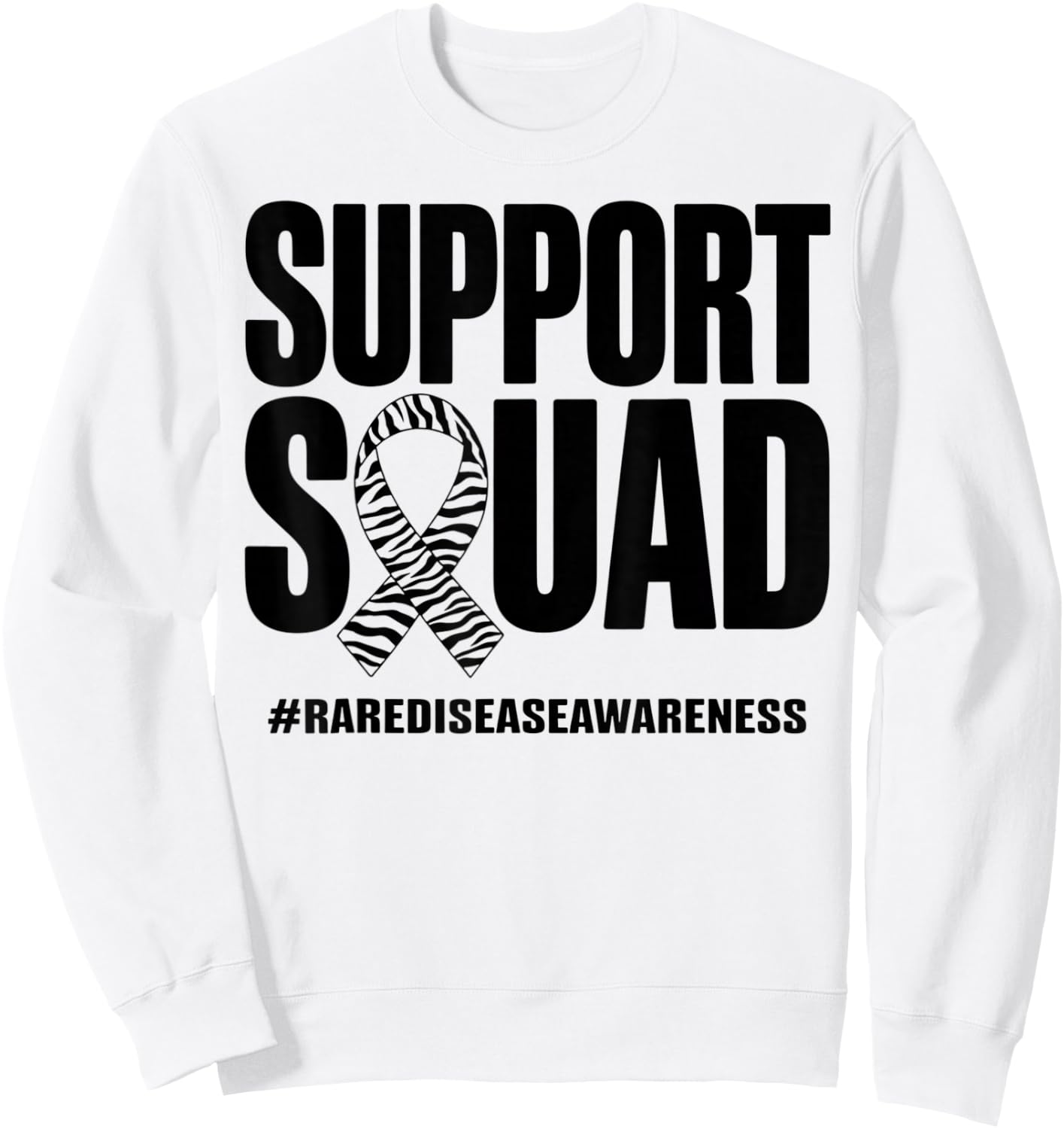 Rare Disease Day 2026 Shirt - Support Squad Rare Disease Sweatshirt - Sweatshirt | White