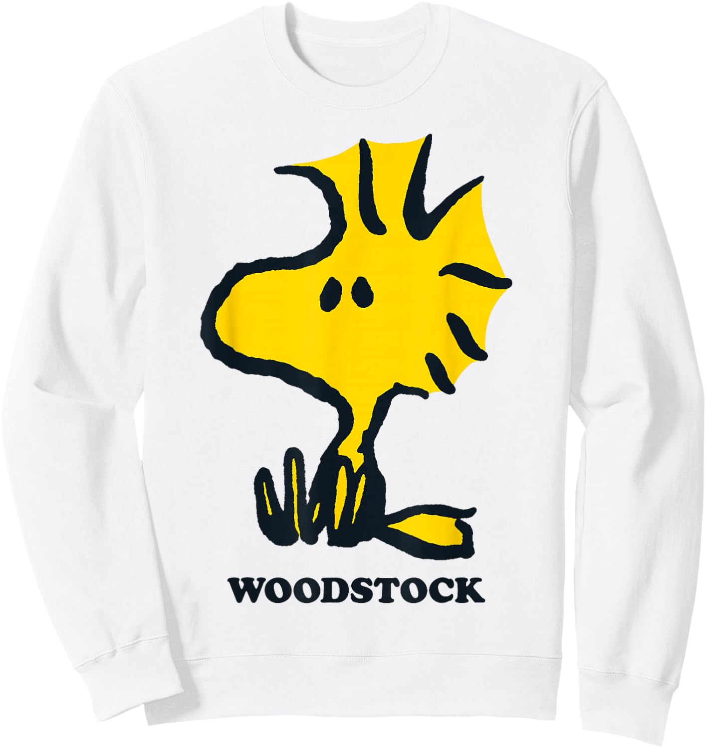 Peanuts Woodstock Sit Down , White, S Sweatshirt - Sweatshirt | White