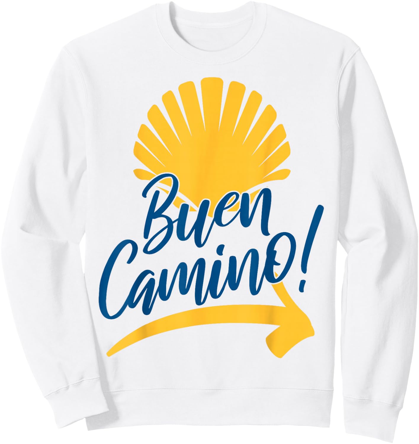 Buen Camino Pilgrimage Camino De Santiago Hiker Sweatshirt - Sweatshirt | White