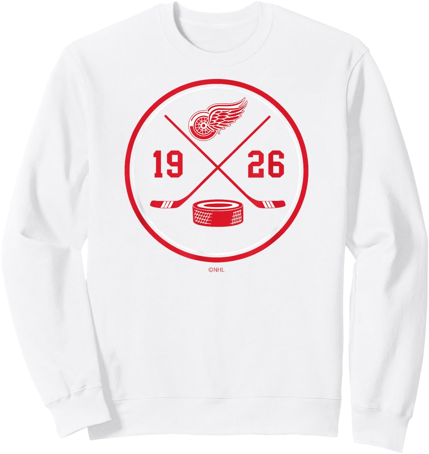 Detroit Red Wings Prize Officially Licensed Sweatshirt - Sweatshirt | White