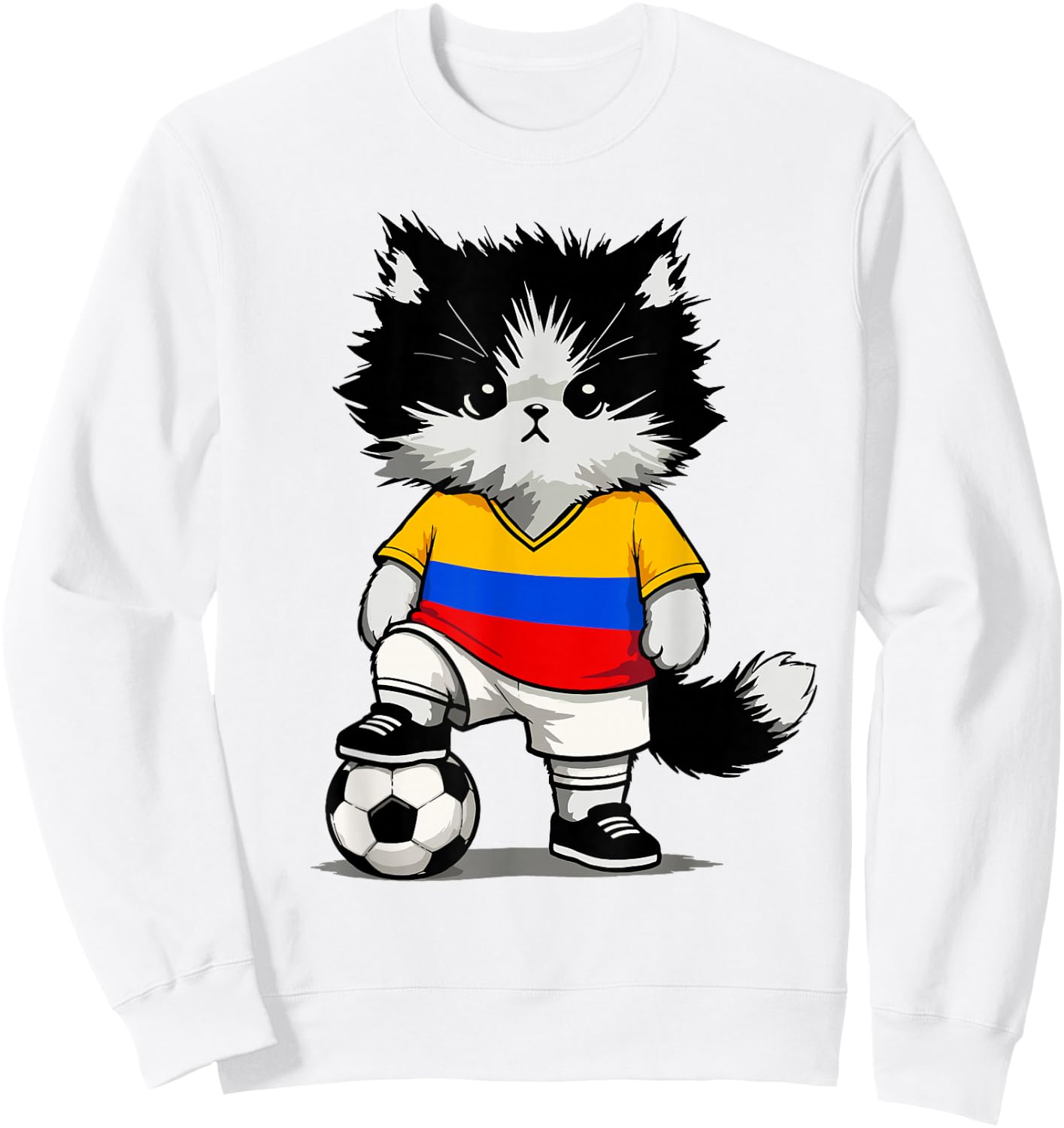 Colombian Flag Men Women Kids Colombia Sweatshirt - Sweatshirt | White