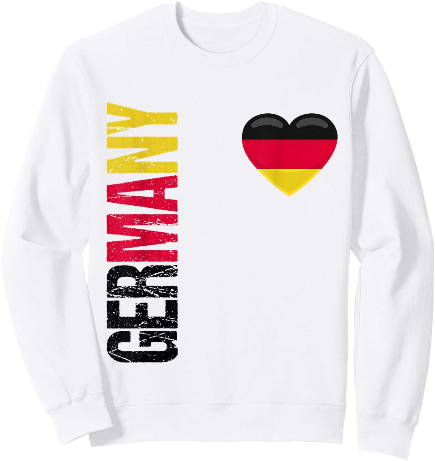 Germany Fußball Deutschland Flagge Trikot Sweatshirt - Sweatshirt | White