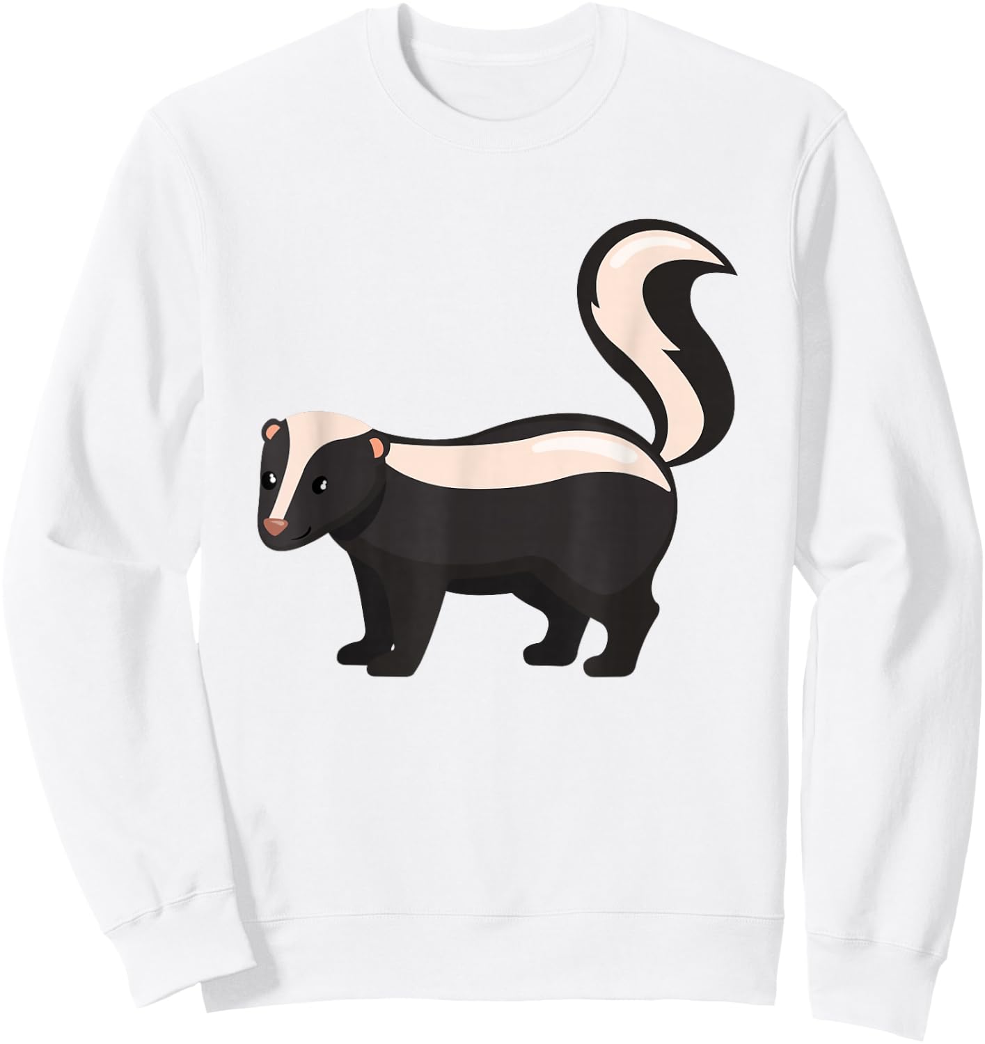 Kids Skunk Shirt For Boys Or Girls | Cute Skunk Gift Sweatshirt - Sweatshirt | White