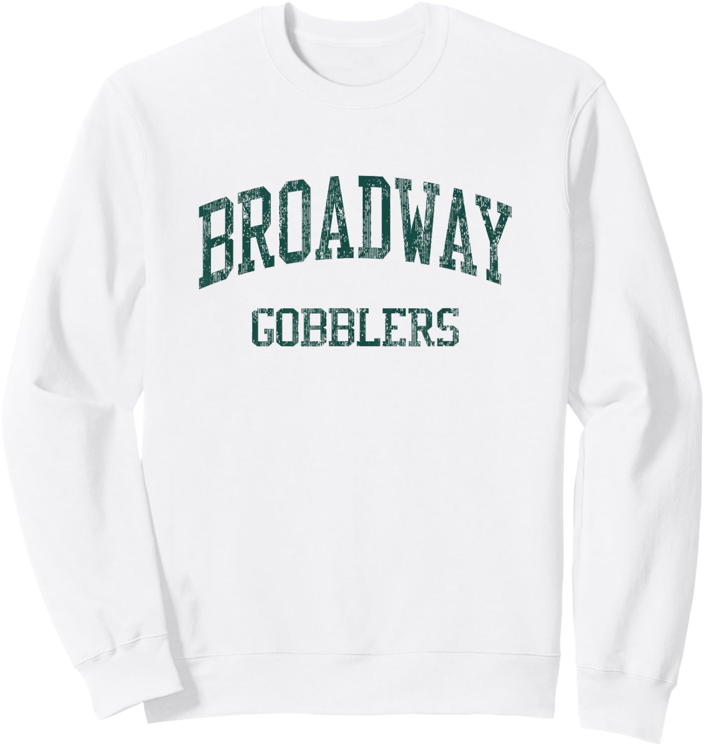 Broadway High School HS Broadway VA Vintage Sports Sweatshirt - Sweatshirt | White