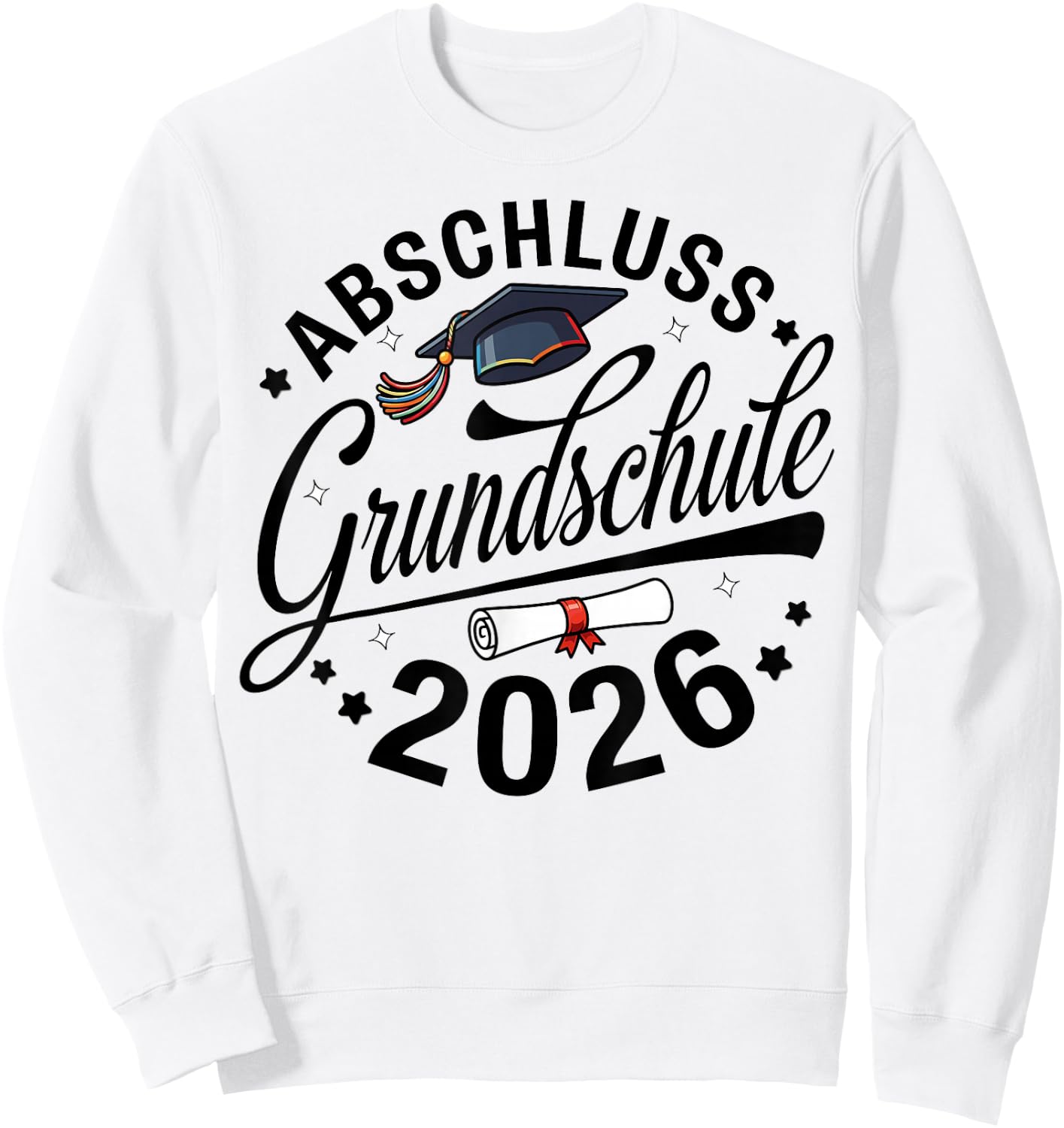 Abschluss Grundschule geschafft 2026 Abschied Sweatshirt - Sweatshirt | White
