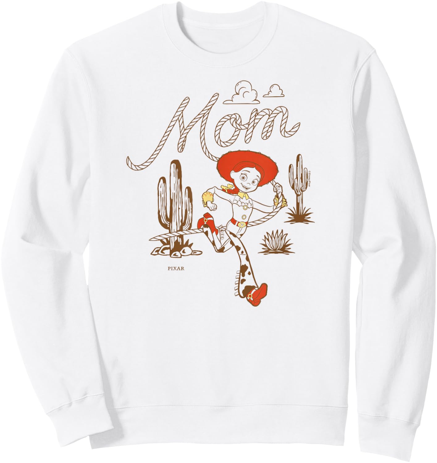 Disney - Toy Story 4 - Western Mom Jessie Running Dessert Sweatshirt - Sweatshirt | White