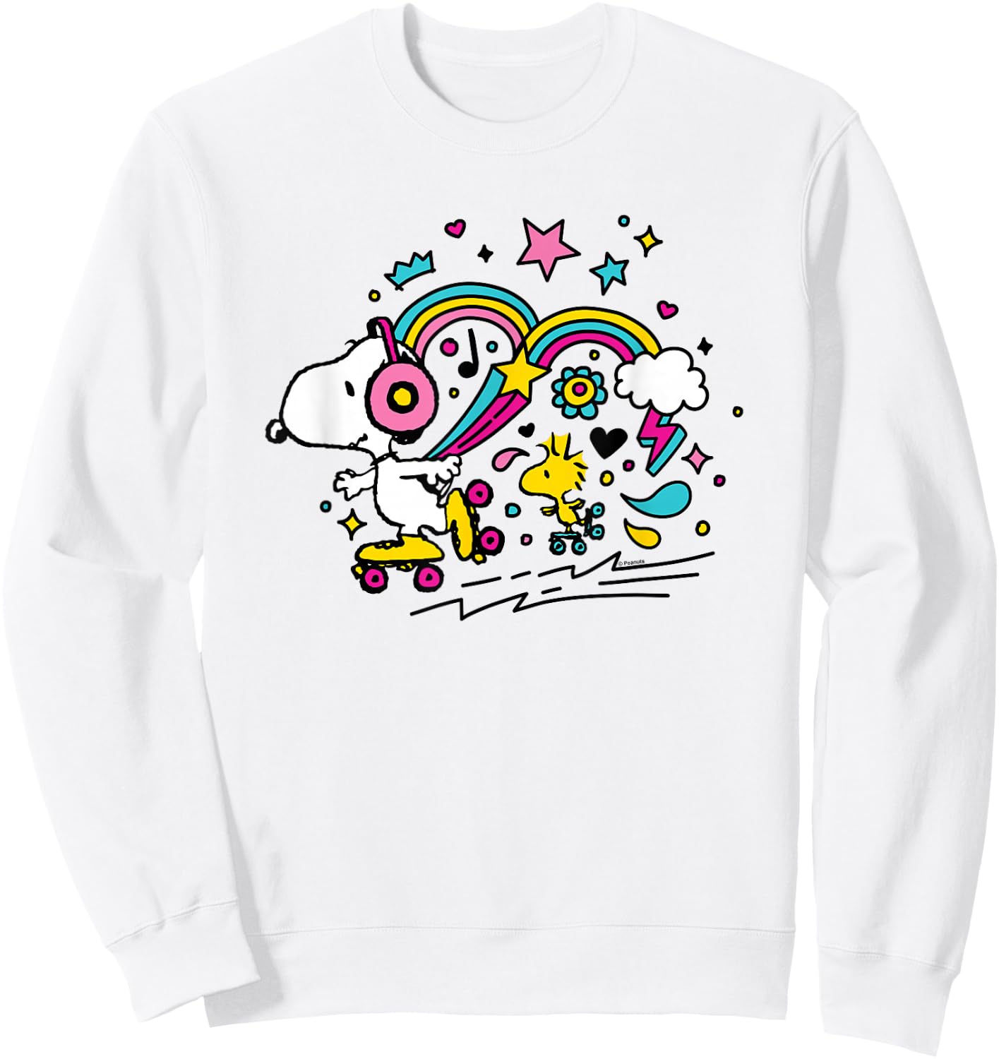 Peanuts - Snoopy Woodstock , blue Sweatshirt - Sweatshirt | White
