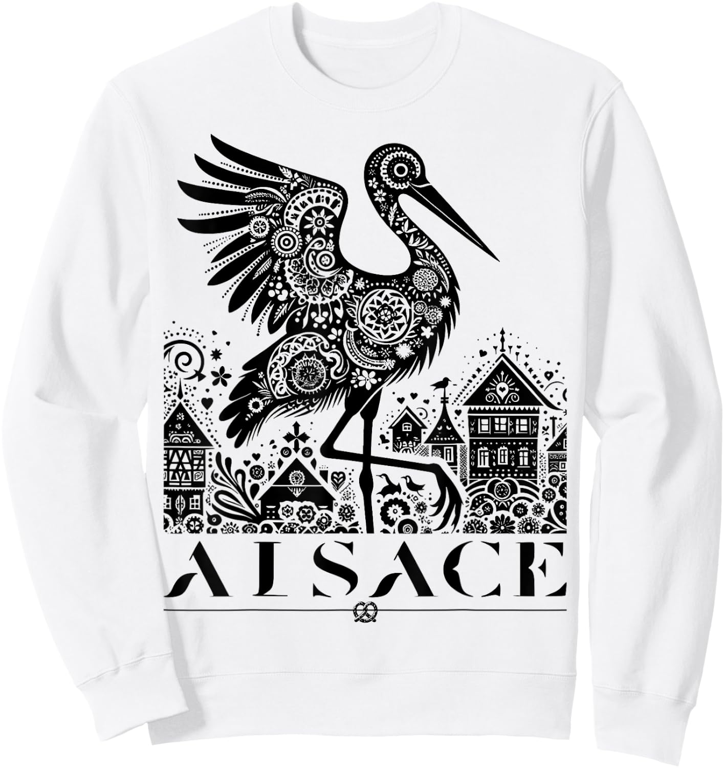 Alsace Sweatshirt - Sweatshirt | White