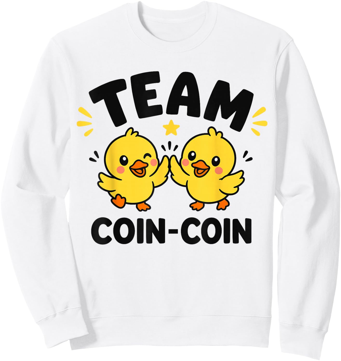 Citation Canard Enfant Humour Canard Team Coin-Coin Sweatshirt - Sweatshirt | White