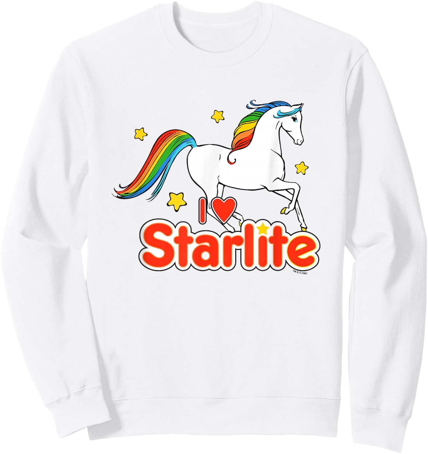 Rainbow Brite I Love Starlite Sweatshirt - Sweatshirt | White