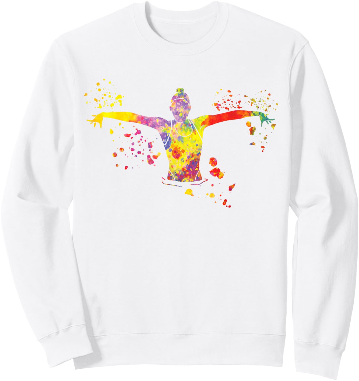 Colorsplash Team Artistic Swim , white, S Sweatshirt - Sweatshirt | White