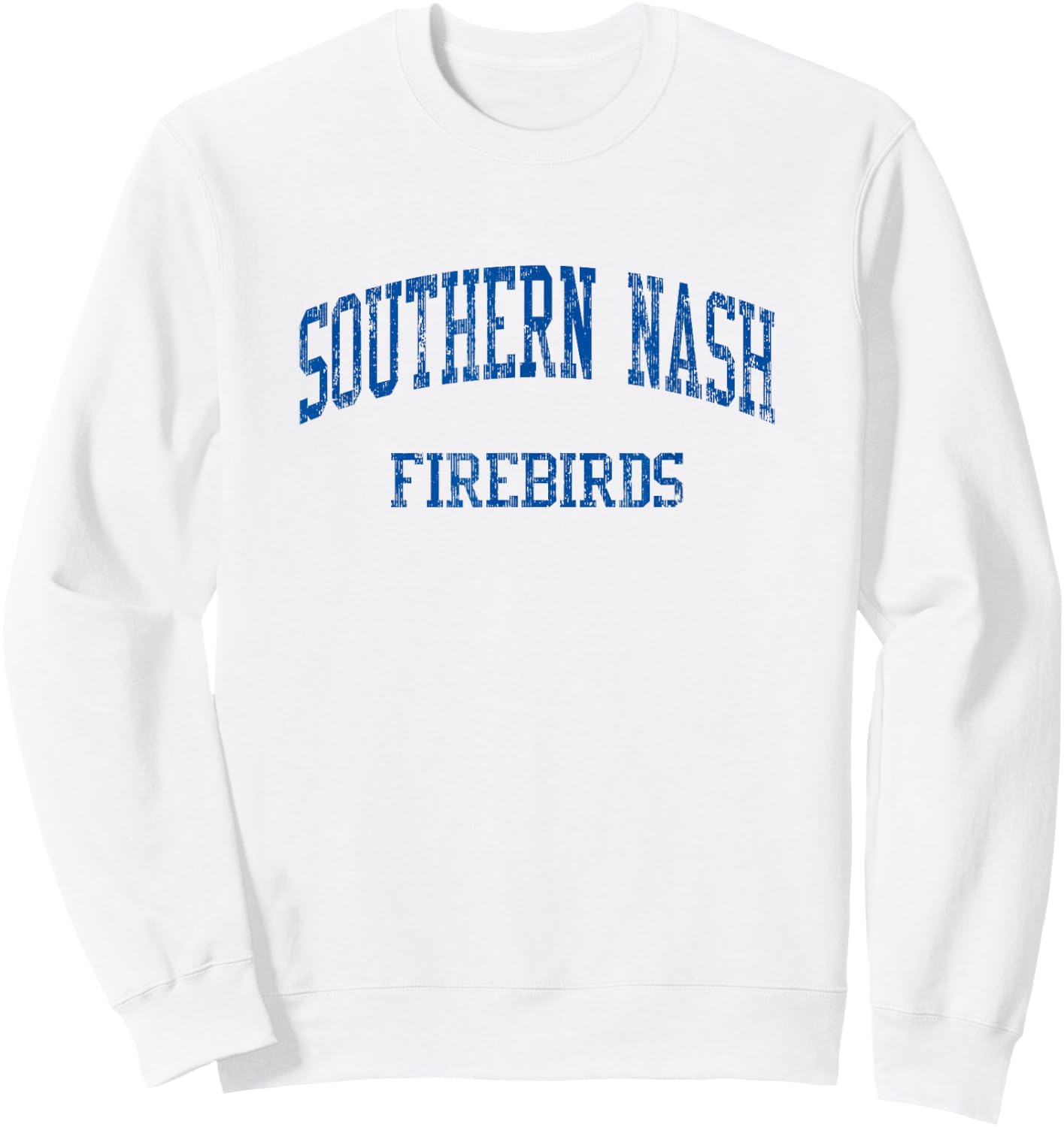 Southern Nash High School HS Bailey NC Vintage Sports Sweatshirt - Sweatshirt | White