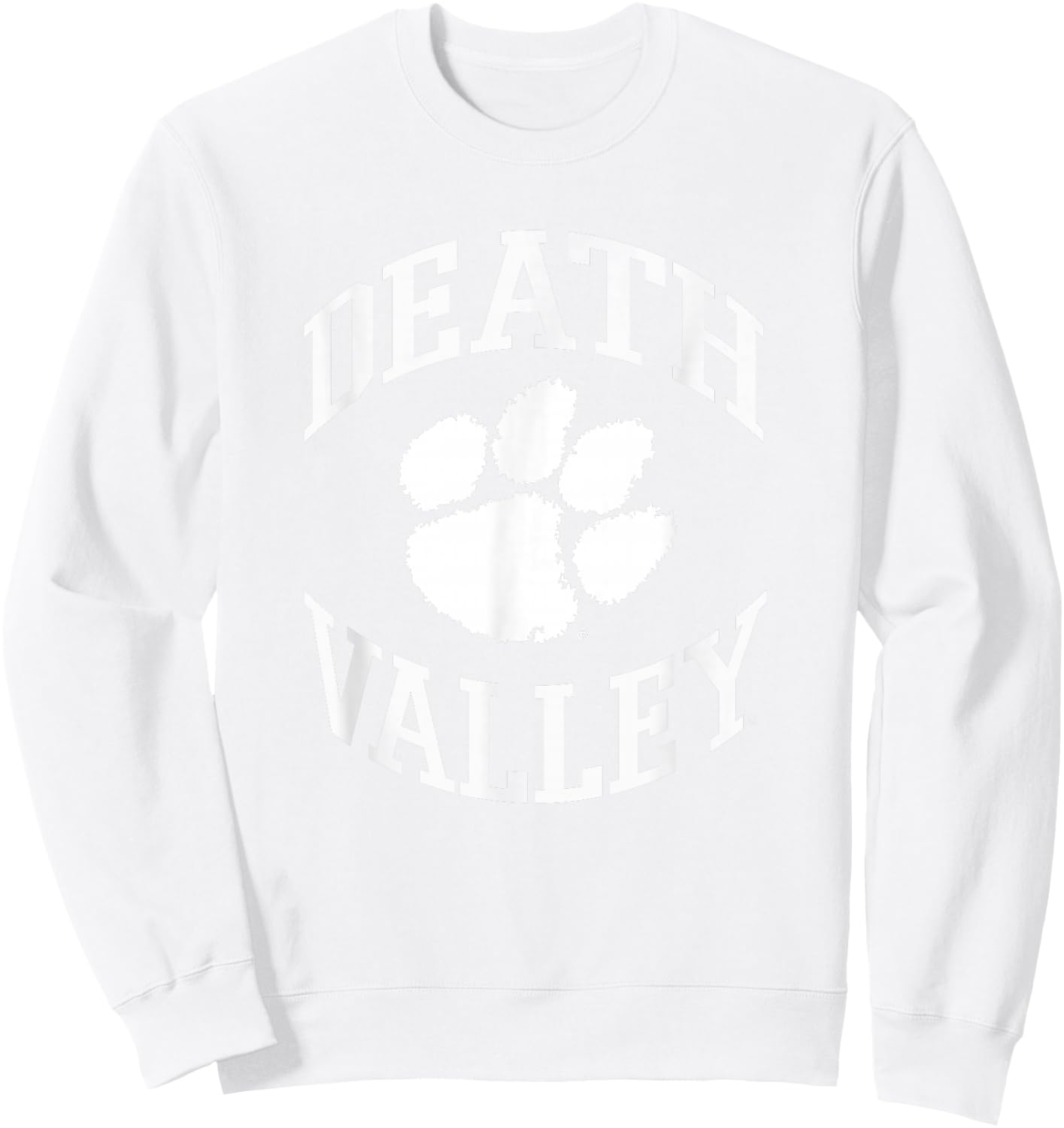 Clemson Tigers Death Valley Orange Officially Licensed Sweatshirt - Sweatshirt | White