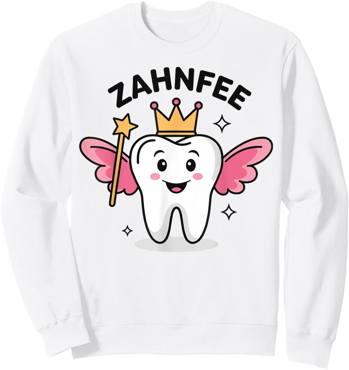 Zahnfee Women's , White Sweatshirt - Sweatshirt | White