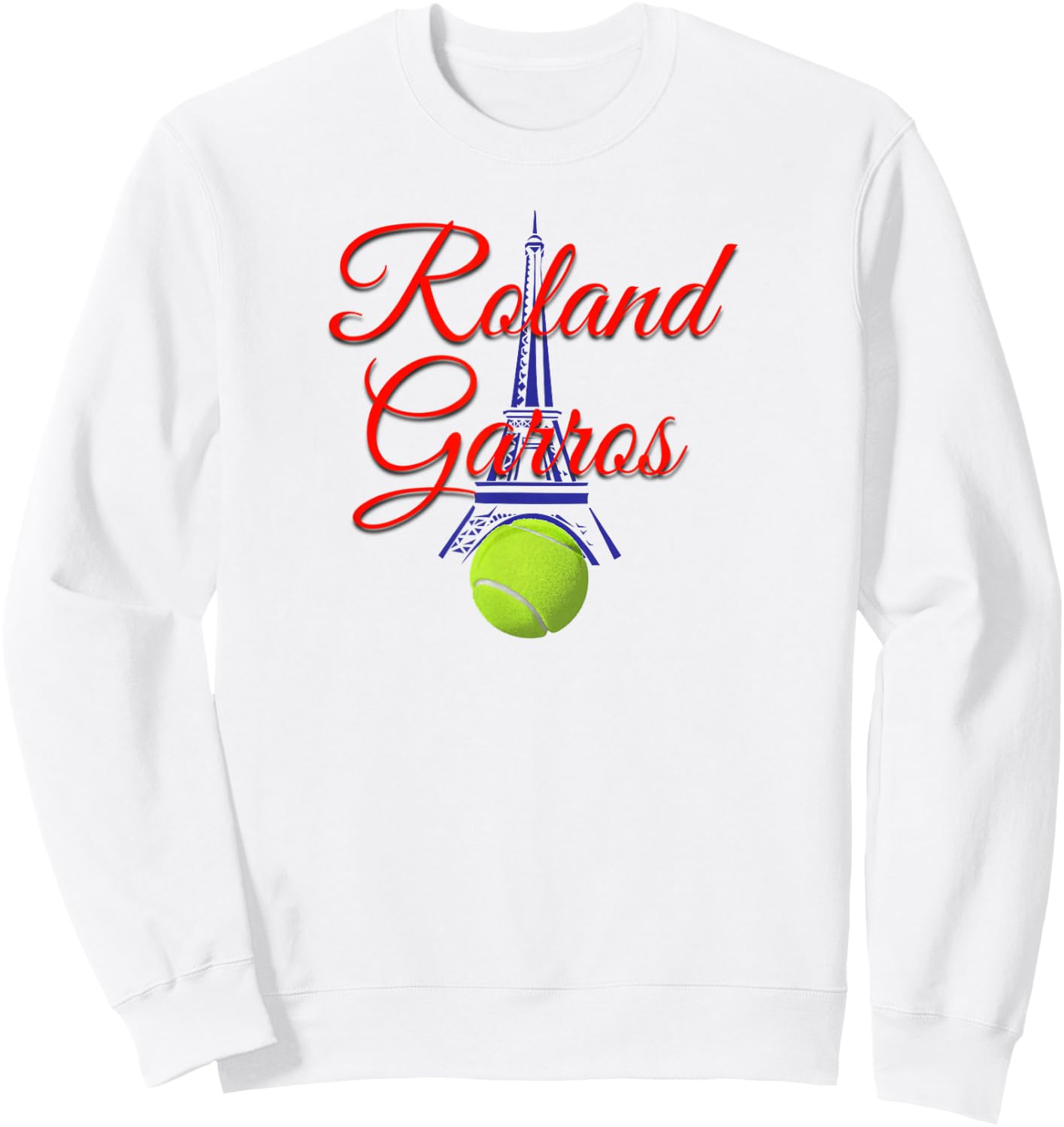 Roland Garros for French Teennis Fans Sweatshirt - Sweatshirt | White