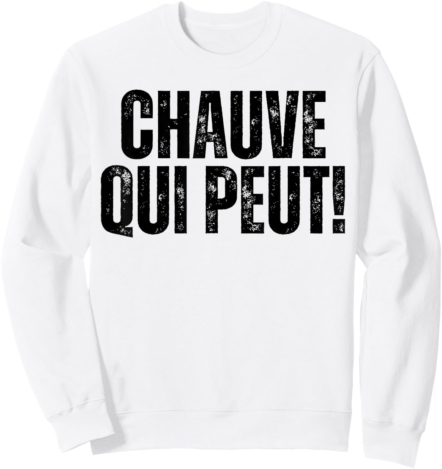 Bald Who Can Man Without Hair Humor No Hair , white, S Sweatshirt - Sweatshirt | White