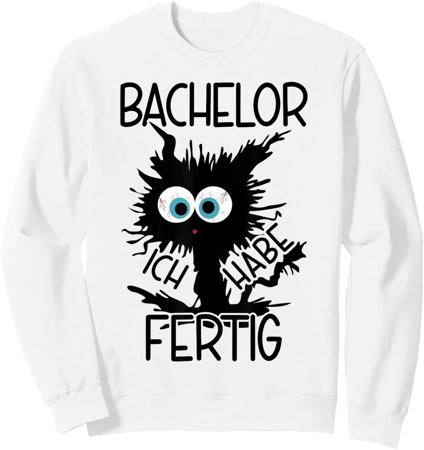 Bachelor Geschafft 2024 , gray Sweatshirt - Sweatshirt | White