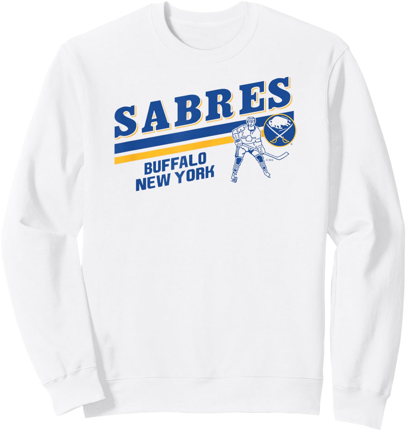 Buffalo Sabres Player White Officially Licensed Sweatshirt - Sweatshirt | White