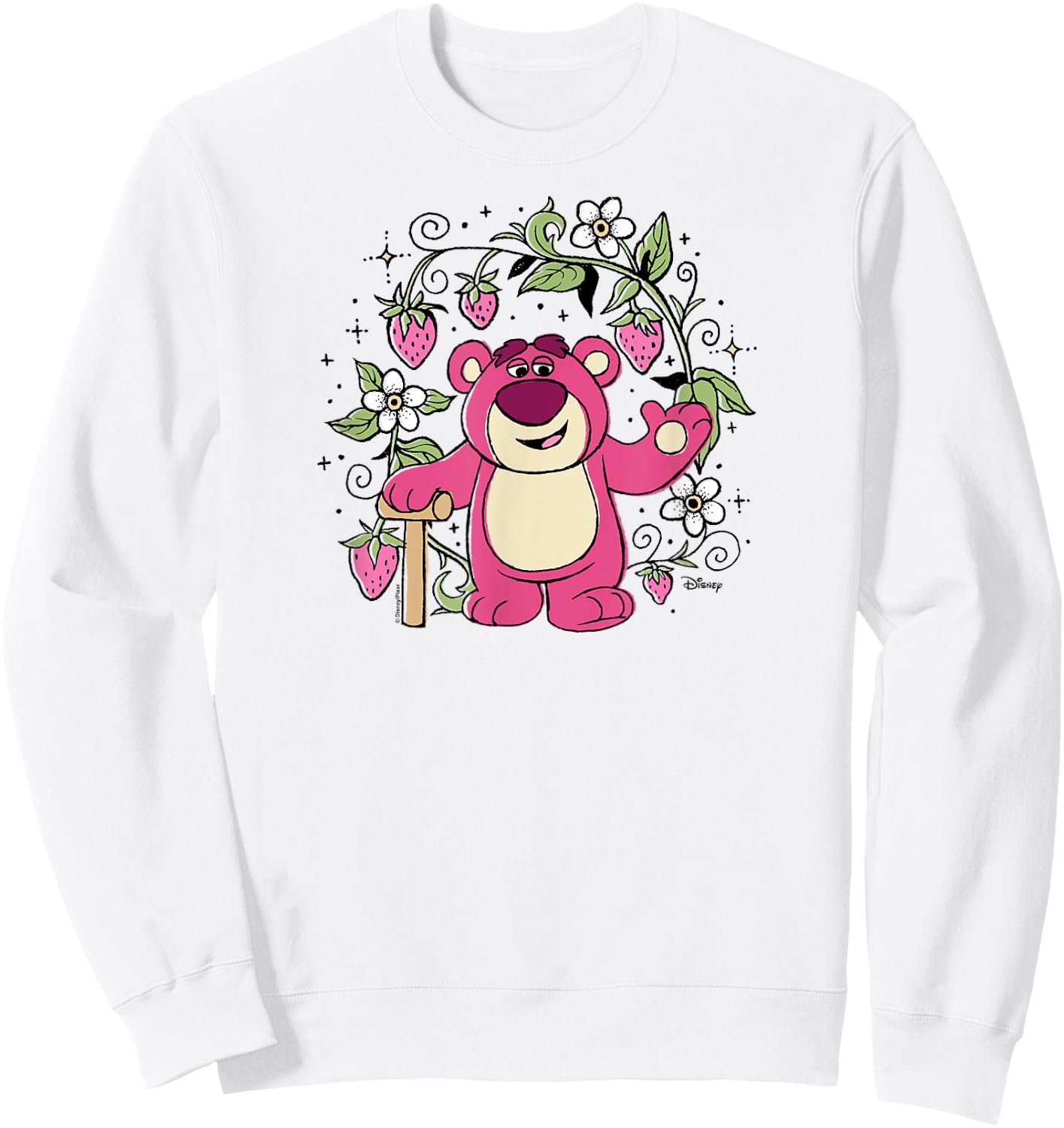 Toy Story - Lotso Strawberry Scented Bear Sweatshirt - Sweatshirt | White