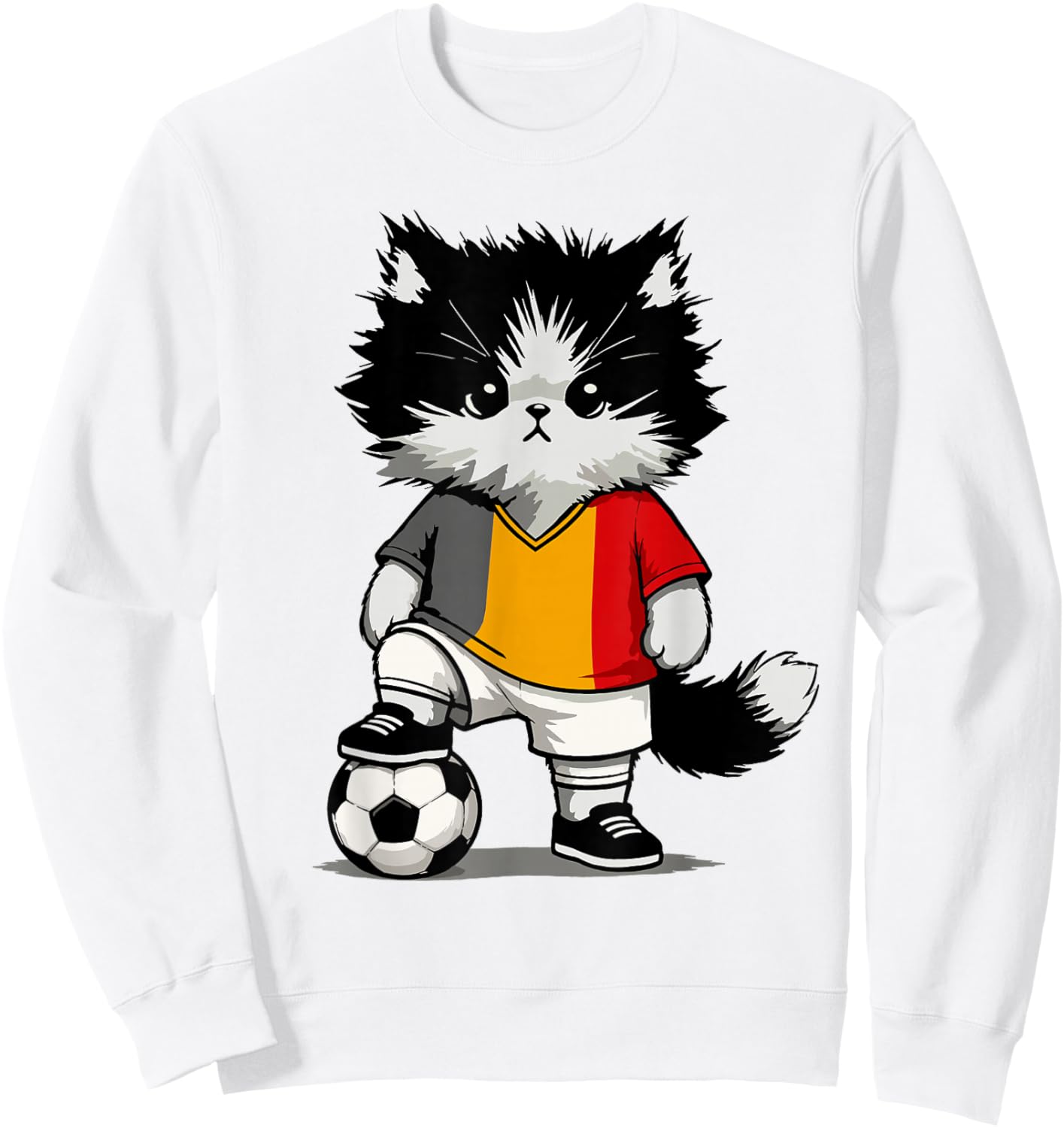 Drapeau Belge Hommes Femmes Enfants Belgique Sweatshirt - Sweatshirt | White