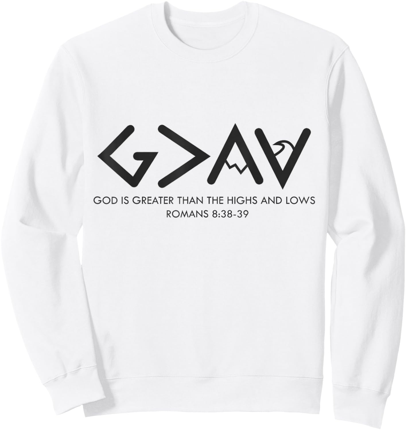 "G>AV" Deep Sweatshirt - Sweatshirt | White