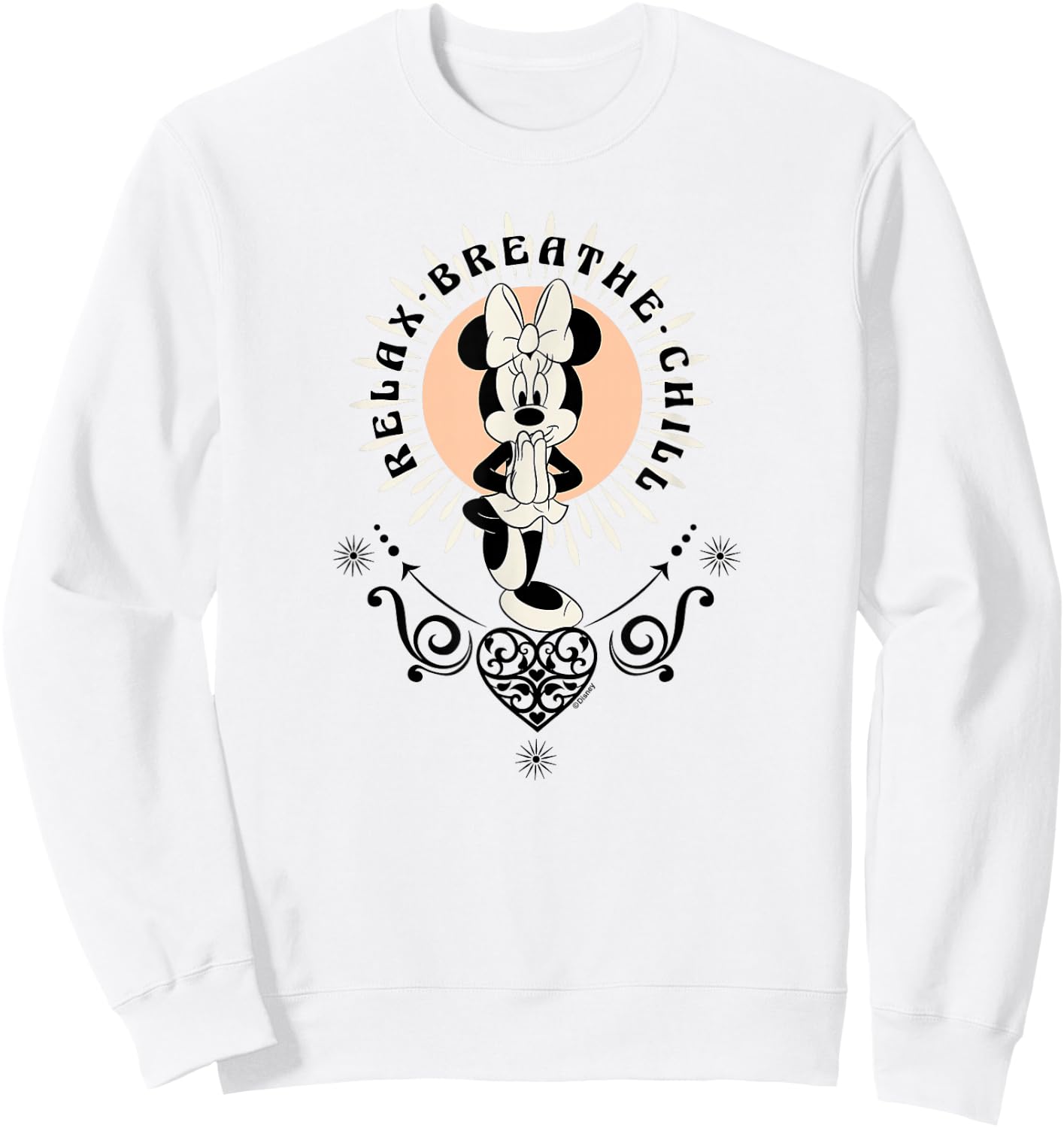 Minnie Mouse - Yoga Relax Breath Chill Sweatshirt - Sweatshirt | White