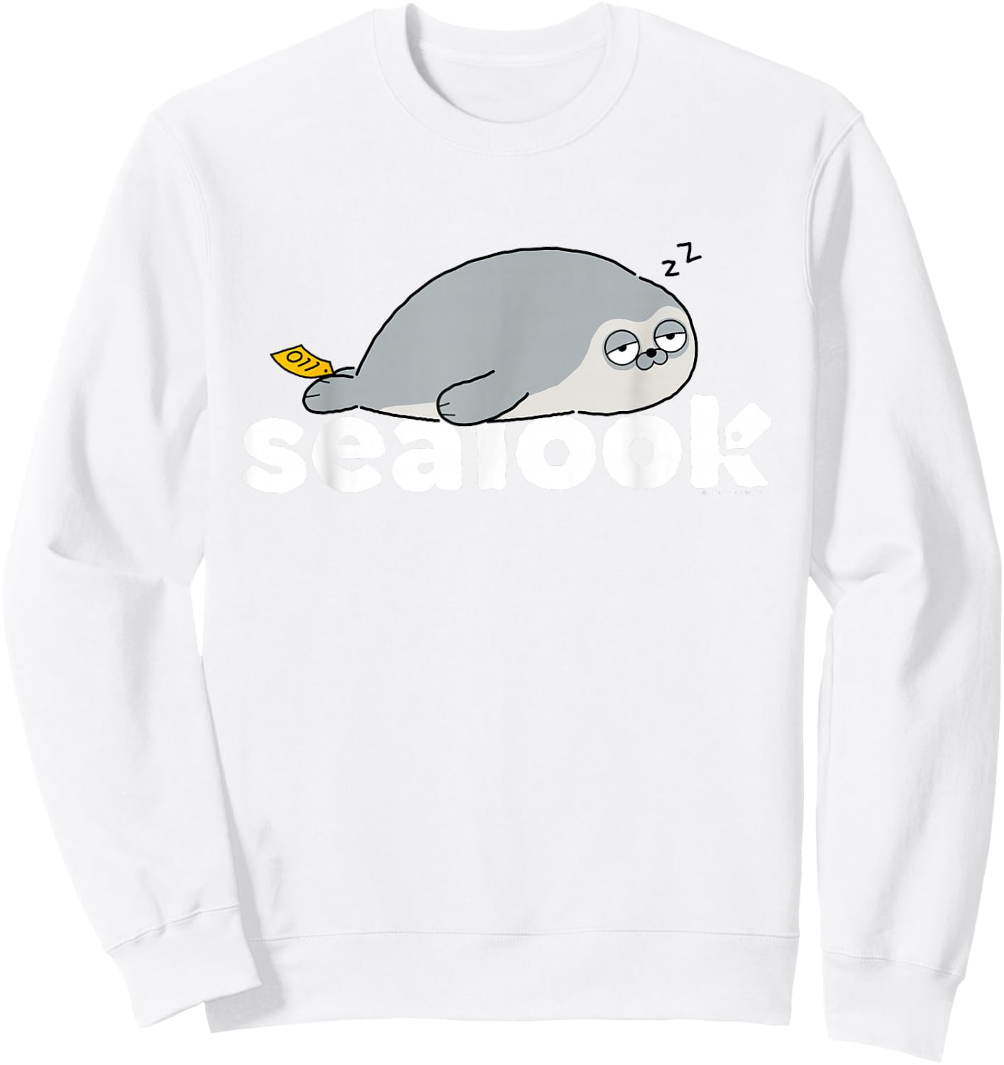 Sealook Sleepy Seal Sweatshirt - Sweatshirt | White