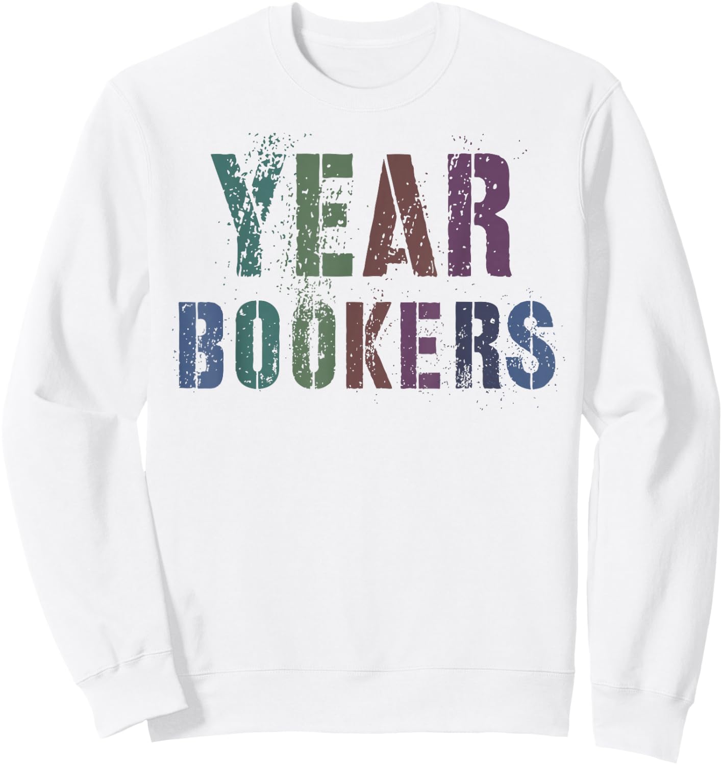 Funny YEARBOOKERS Yearbook Team Literary Club Publication Sweatshirt - Sweatshirt | White