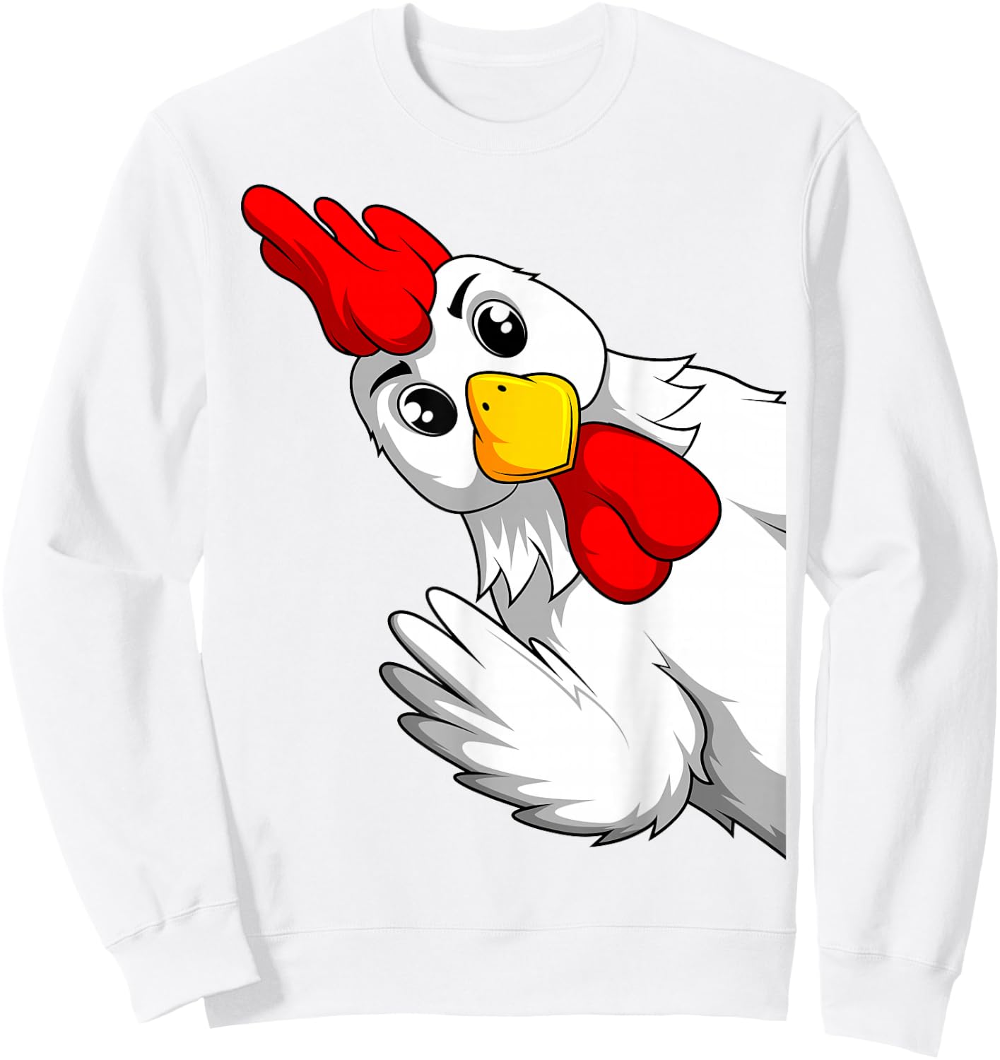 Chicken Farmer, Chicken Children's Boys Girls , White Sweatshirt - Sweatshirt | White