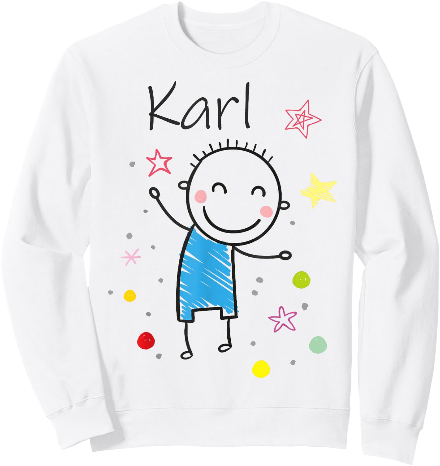 Karl , White Sweatshirt - Sweatshirt | White