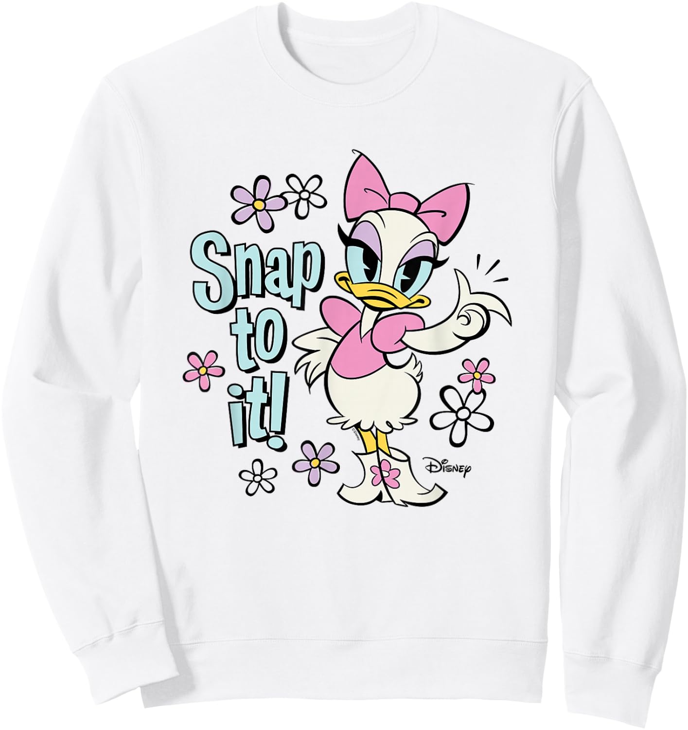 Daisy Duck - Snap to It Sweatshirt - Sweatshirt | White