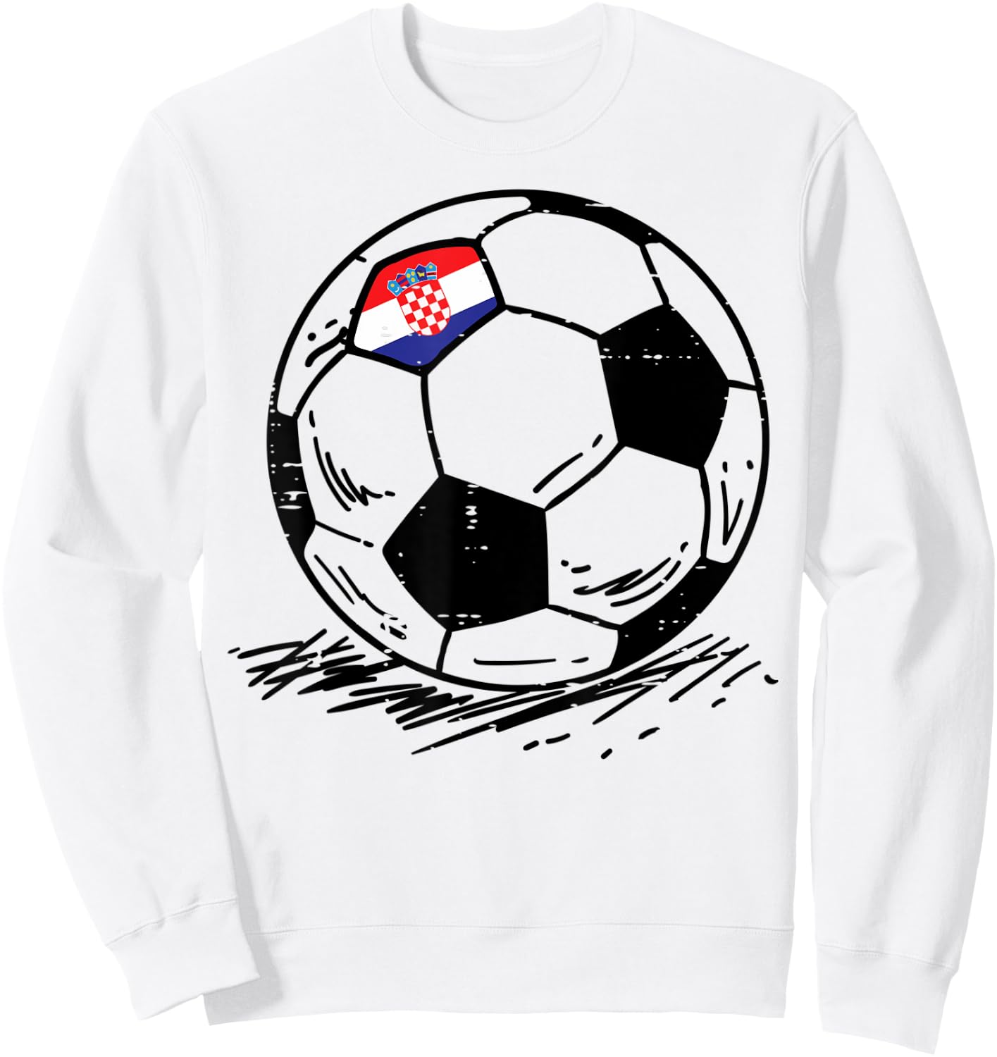 Croatia Flag Croatian Soccer Football Fan Men Women Kids Sweatshirt - Sweatshirt | White