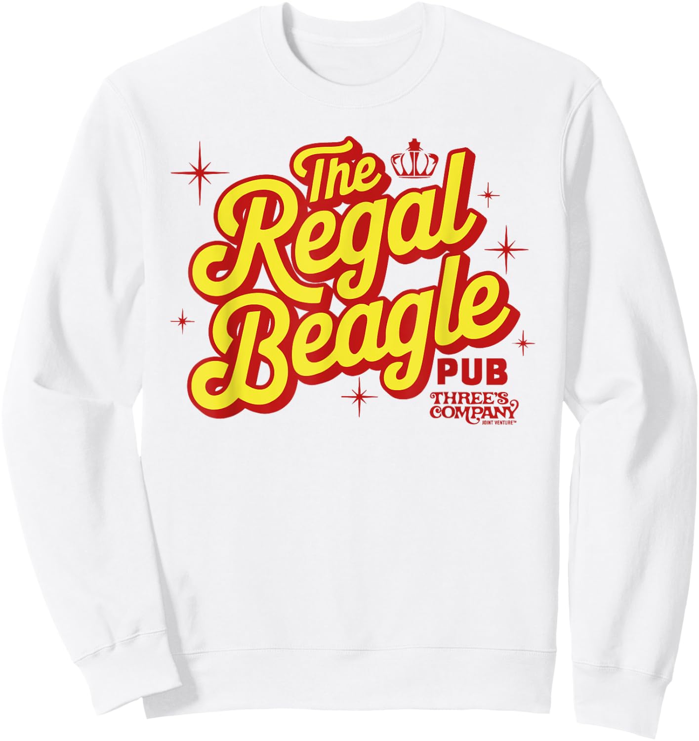 Regal Beagle Pub Retro Three's Company - Officially Licensed Sweatshirt - Sweatshirt | White