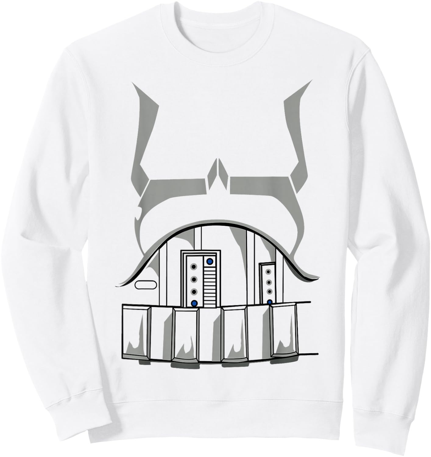 Star Wars Stormtrooper Costume Halloween Sweatshirt - Sweatshirt | White