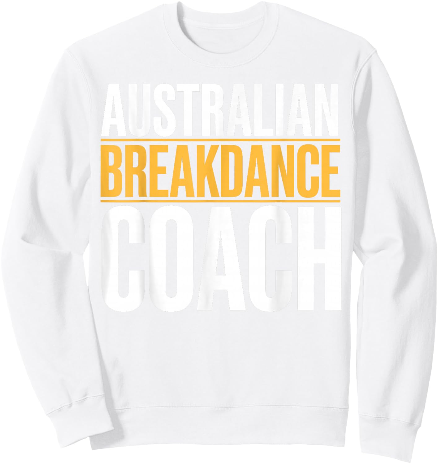 Australian Breakdancing Outfit Kids Break Dancer Matching Sweatshirt - Sweatshirt | White
