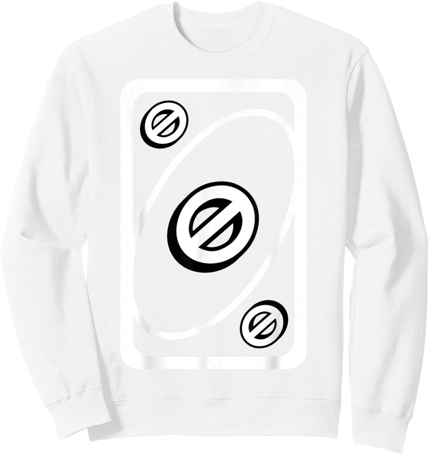 UNO - Yellow Skip Card , yellow Sweatshirt - Sweatshirt | White
