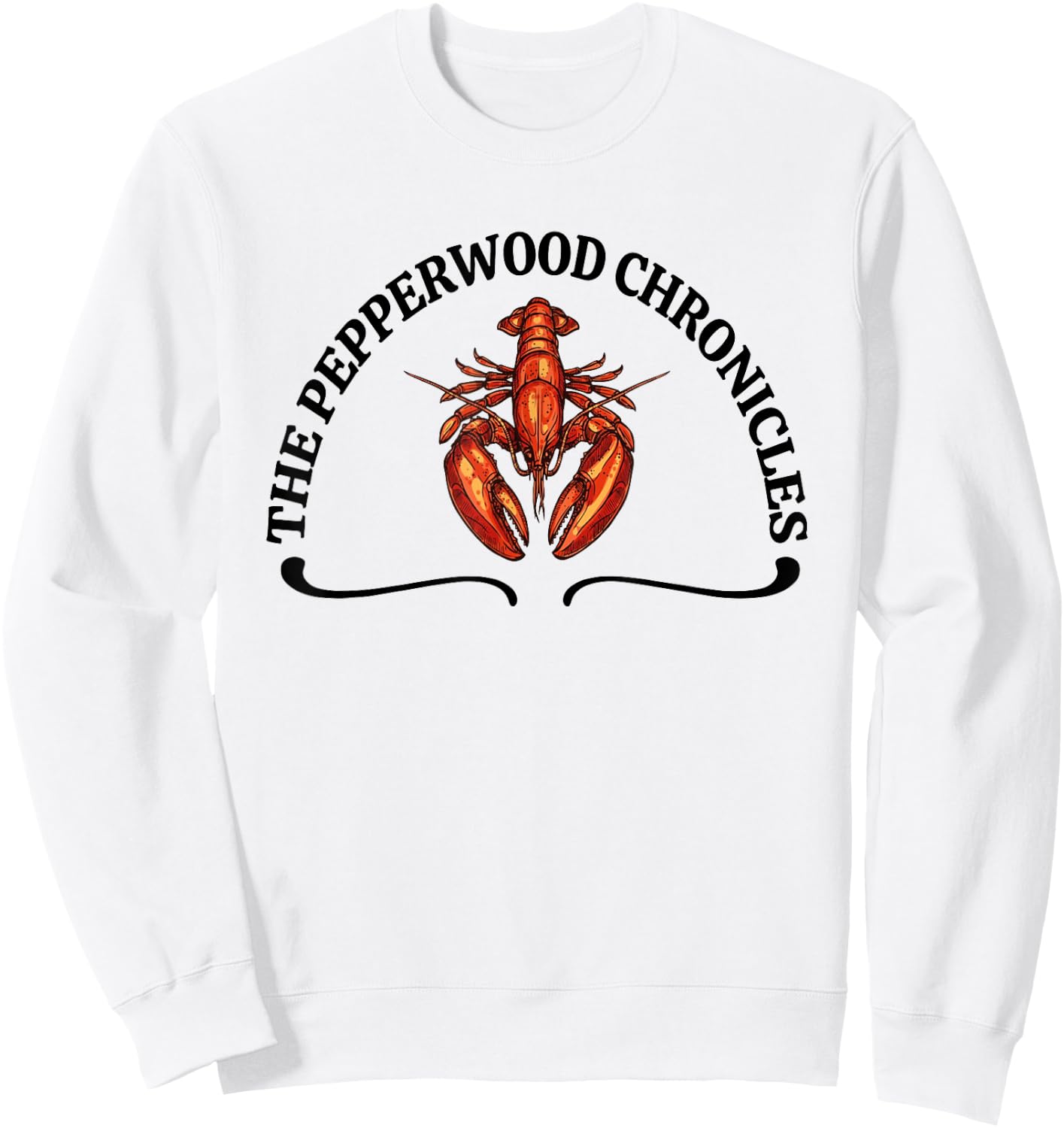 The Pepperwood Chronicles, Funny Shrimp Meme Sweatshirt - Sweatshirt | White