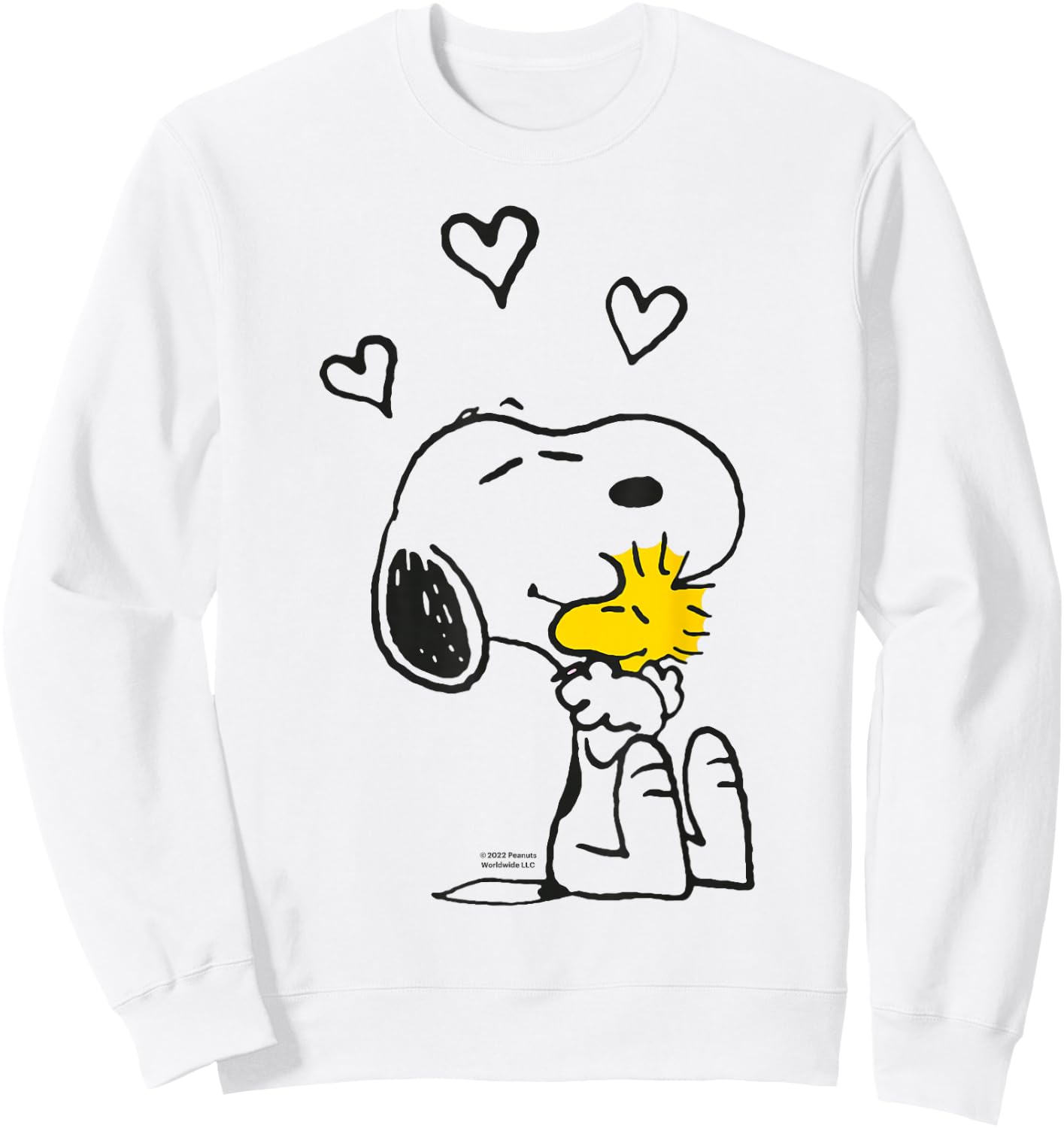 Peanuts - Snoopy Woodstock I Hold You Sweatshirt - Sweatshirt | White