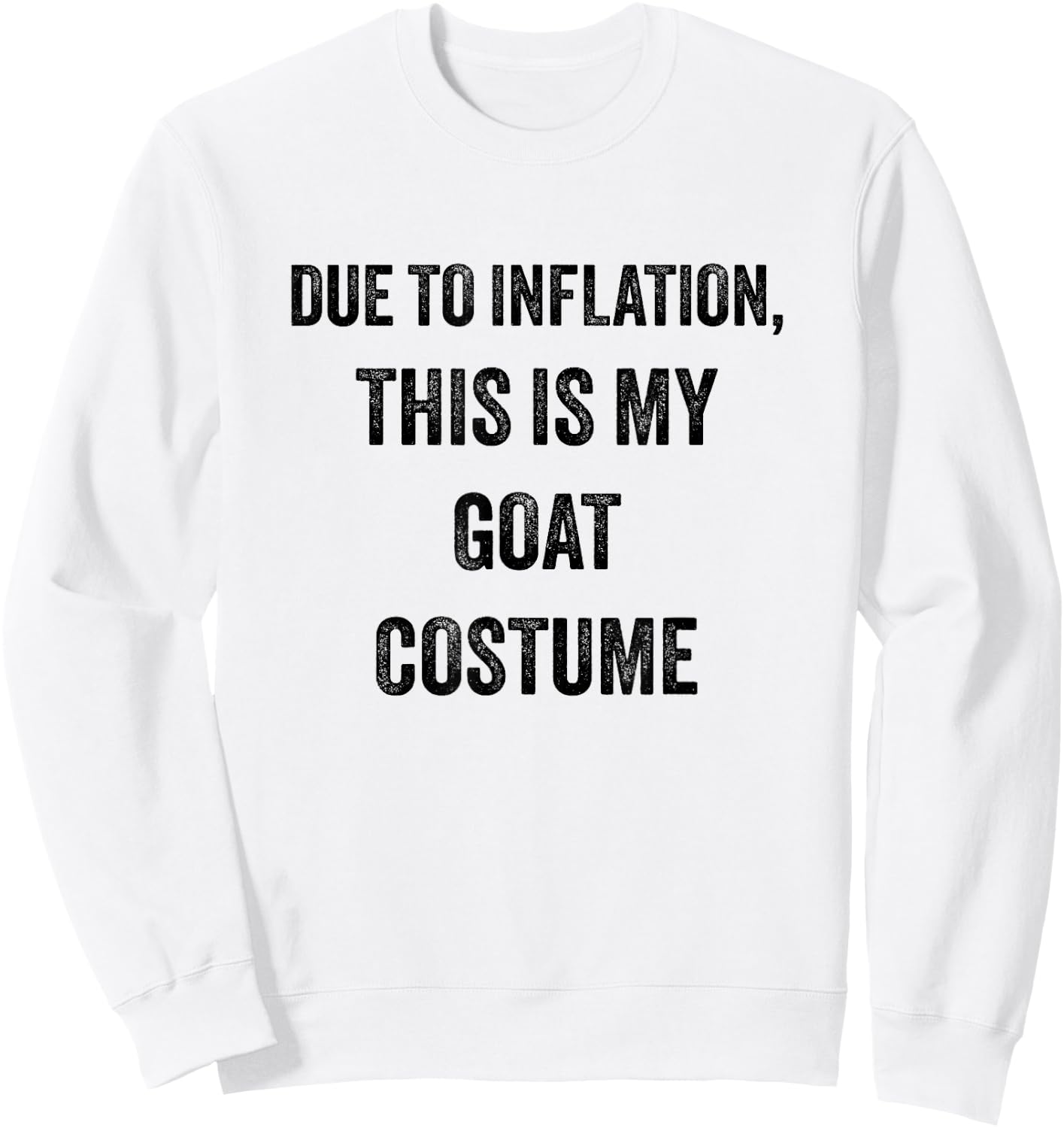 Goat Halloween Costume Sweatshirt - Sweatshirt | White