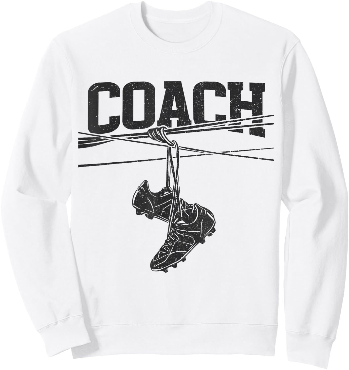 Super Football Coach, Football Coach Jersey Coach Football Sweatshirt - Sweatshirt | White