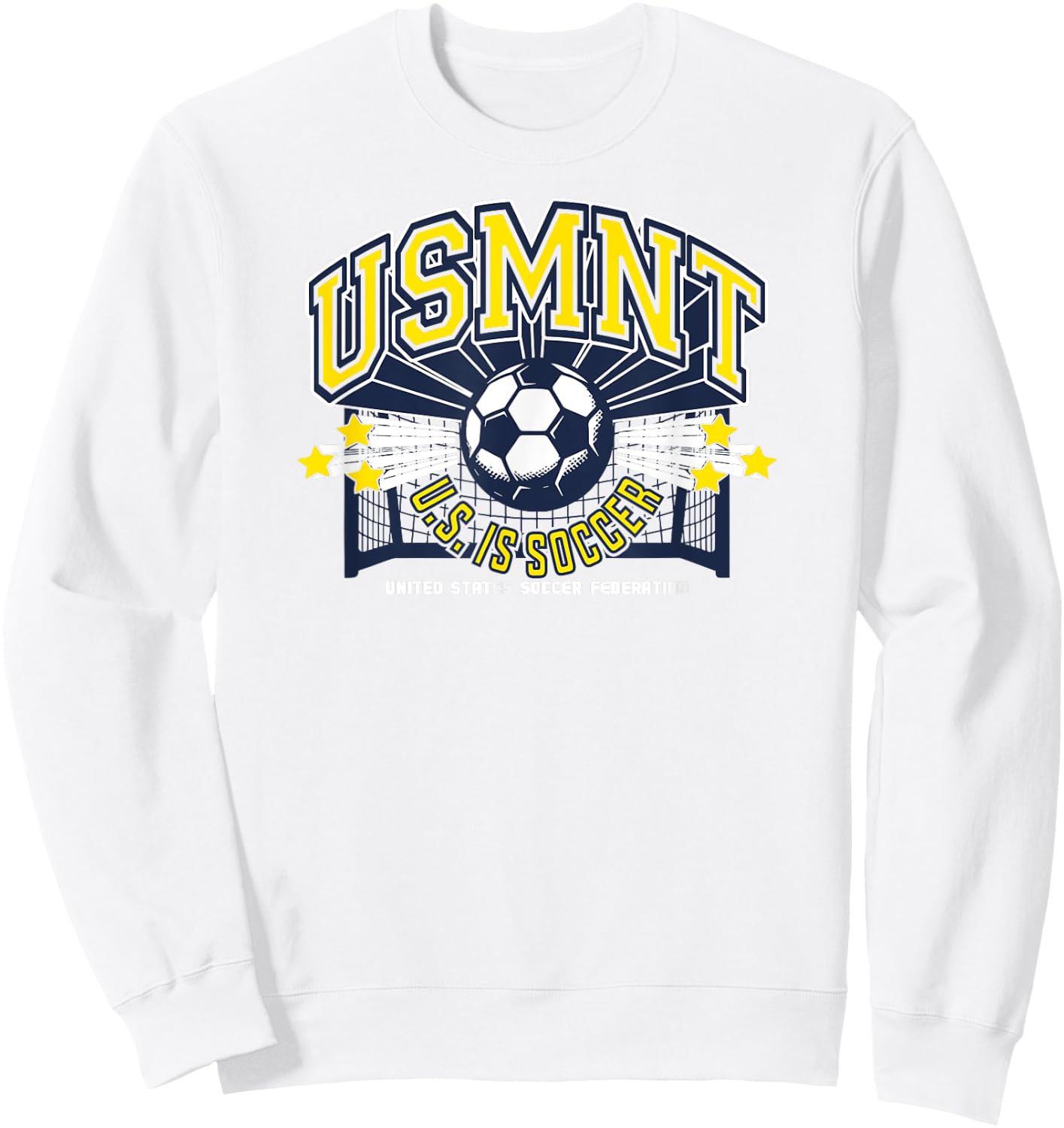 United States Men's Soccer Team USMNT Officially Licensed Sweatshirt - Sweatshirt | White