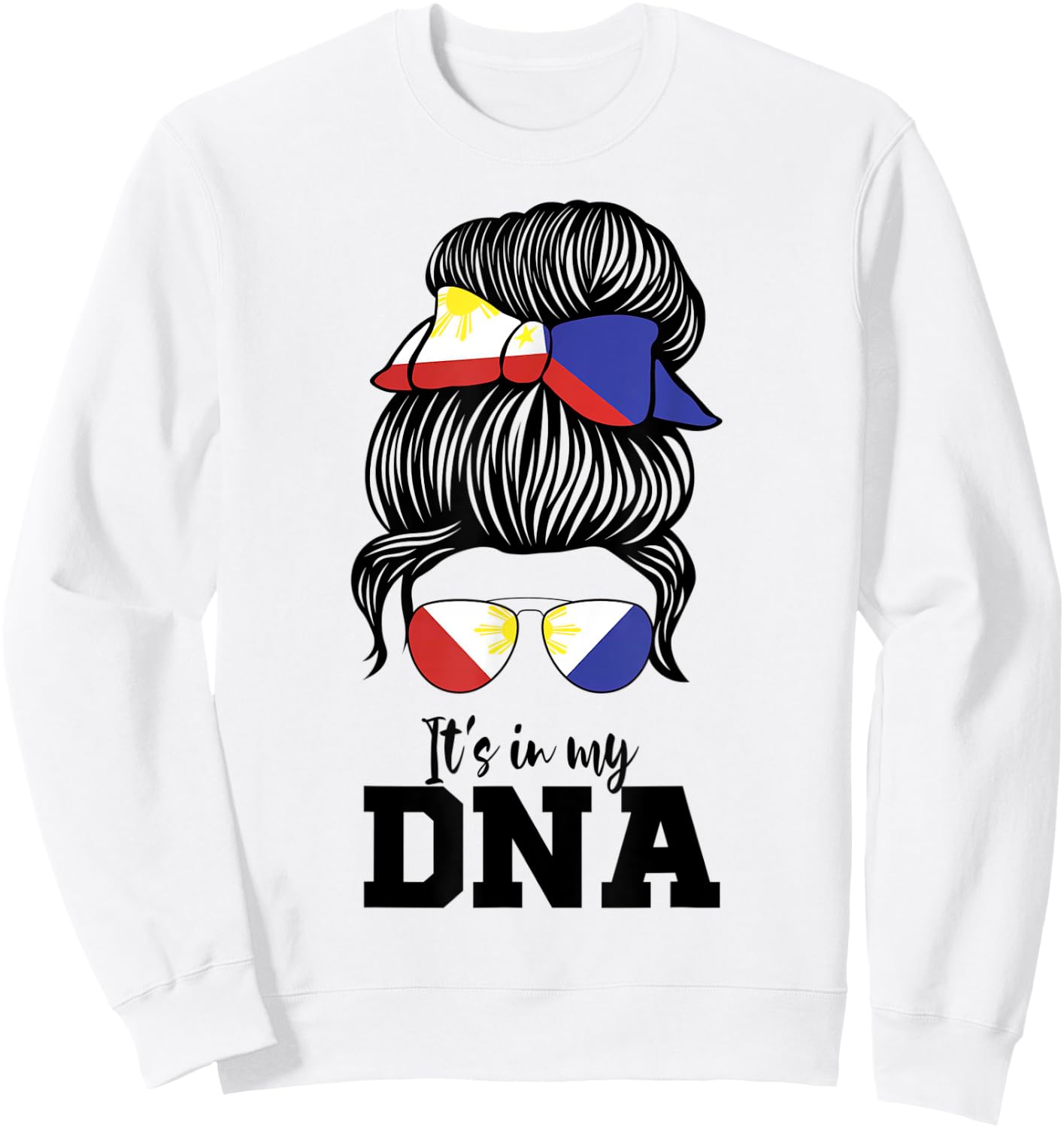 Es ist in meiner DNA Philippinen Sweatshirt - Sweatshirt | White